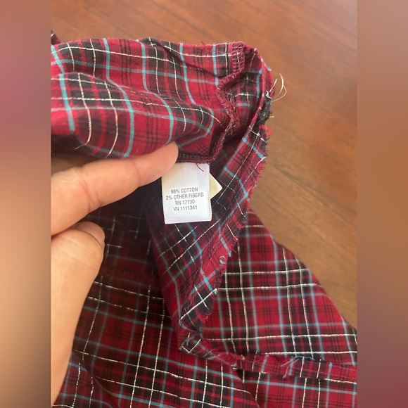 Converse Plaid Red women  Shirt size 3 - Picture 5 of 7
